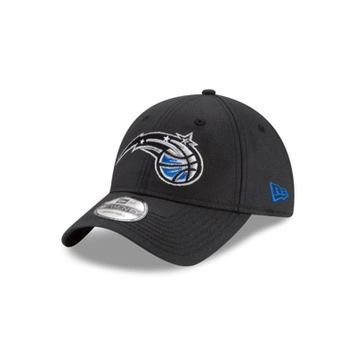 Black Orlando Magic Hat - New Era NBA Waxed Canvas 9TWENTY Adjustable Caps USA3712986